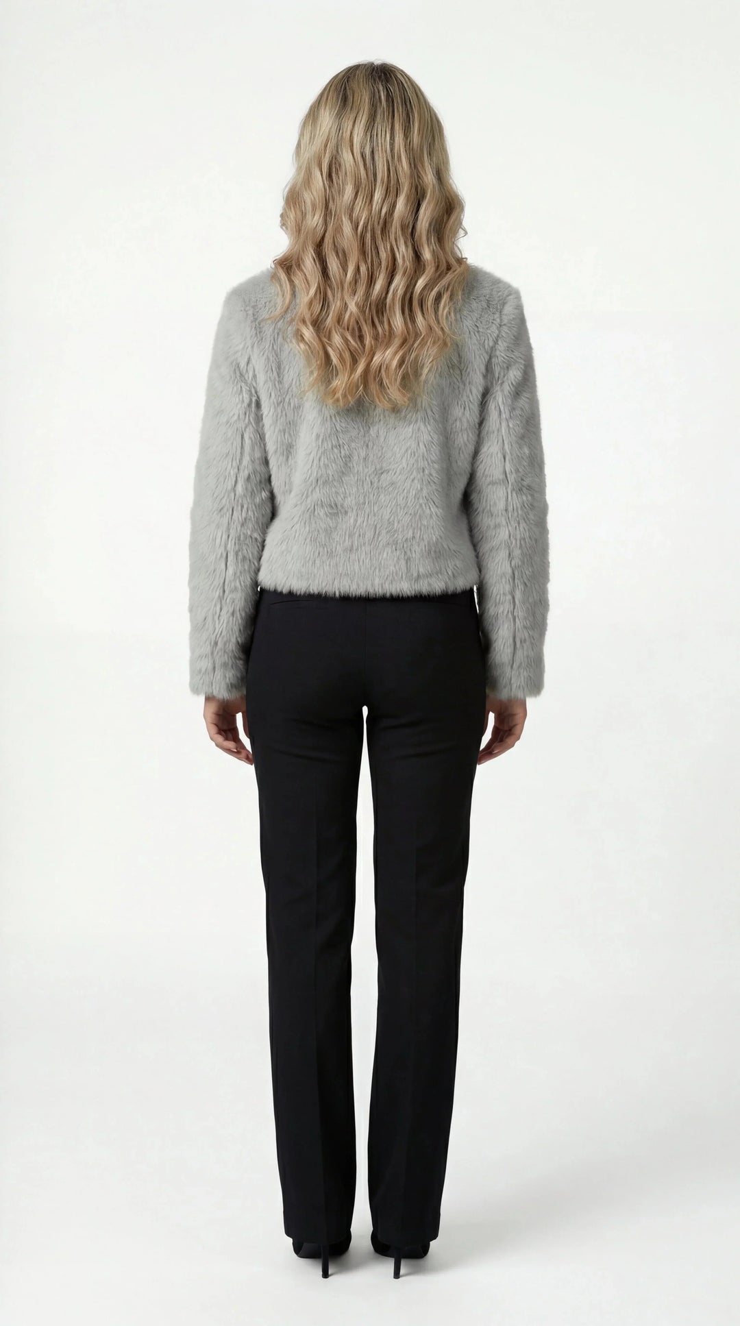 Women's Faux Fur Jacket Cropped Shrug