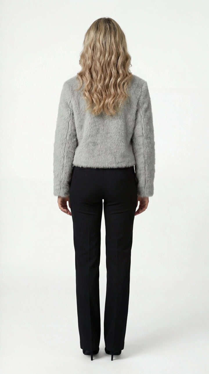 Women's Faux Fur Jacket Cropped Shrug
