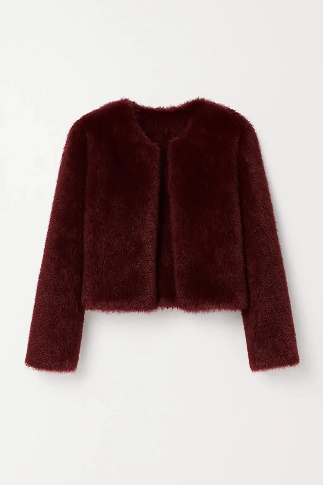 Women's Faux Fur Jacket Cropped Shrug