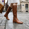 Women's Knee High Boots In Riding Style – Block Heel