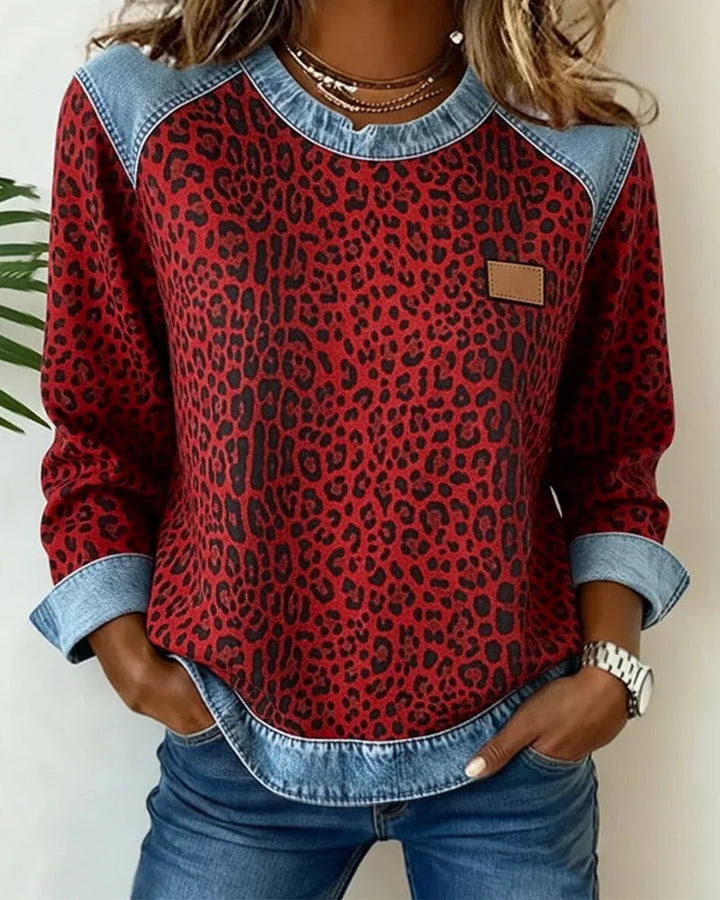 Women's Leopard Print Jumper