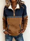 Women's Jumper – Half-Zip Fleece-Lined Relaxed