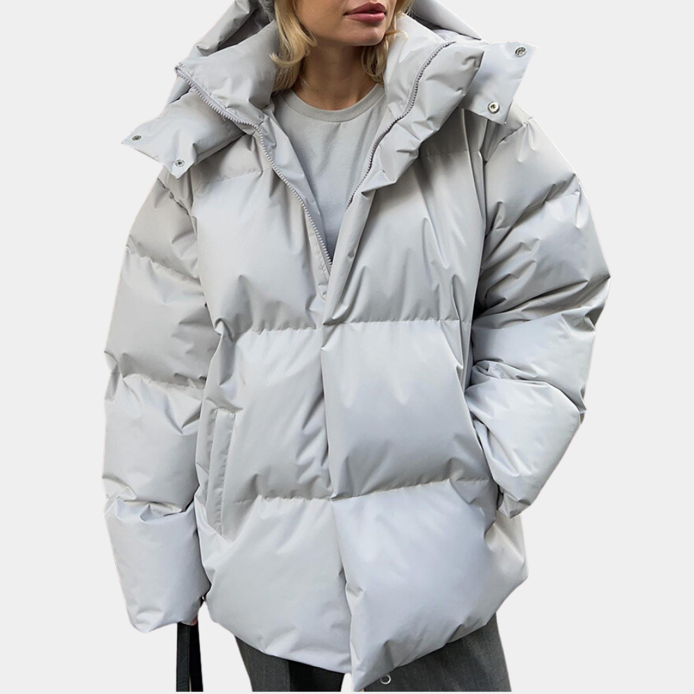 Women's Puffer Jacket – Lightweight Quilted Hood