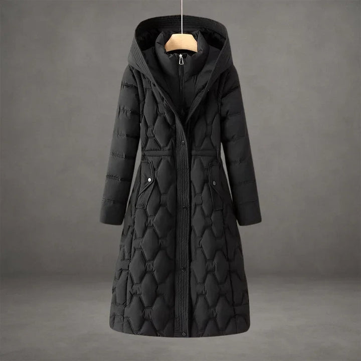 Women's Long Hooded Down Puffer Coat