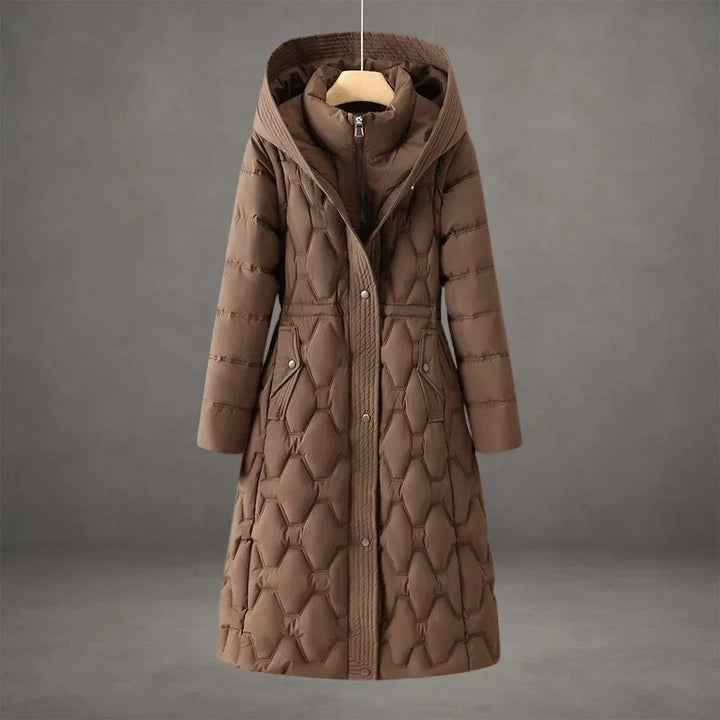 Women's Long Hooded Down Puffer Coat