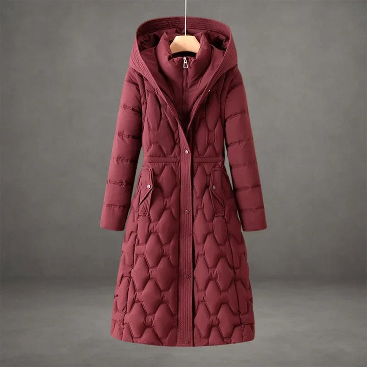 Women's Long Hooded Down Puffer Coat