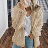 Women's Jacket – Oversized Hooded Textured Fleece