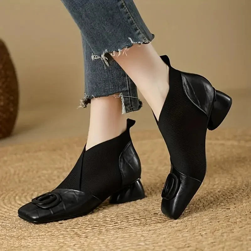 Women's Ankle Boots – Square Toe