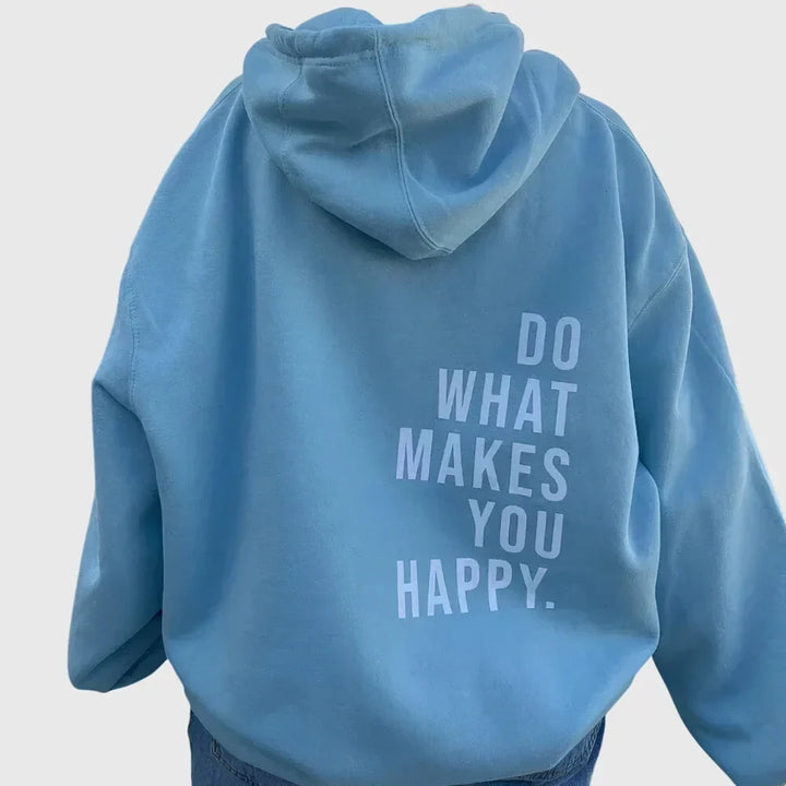 Women's Oversized Hoodie – Statement Back Print