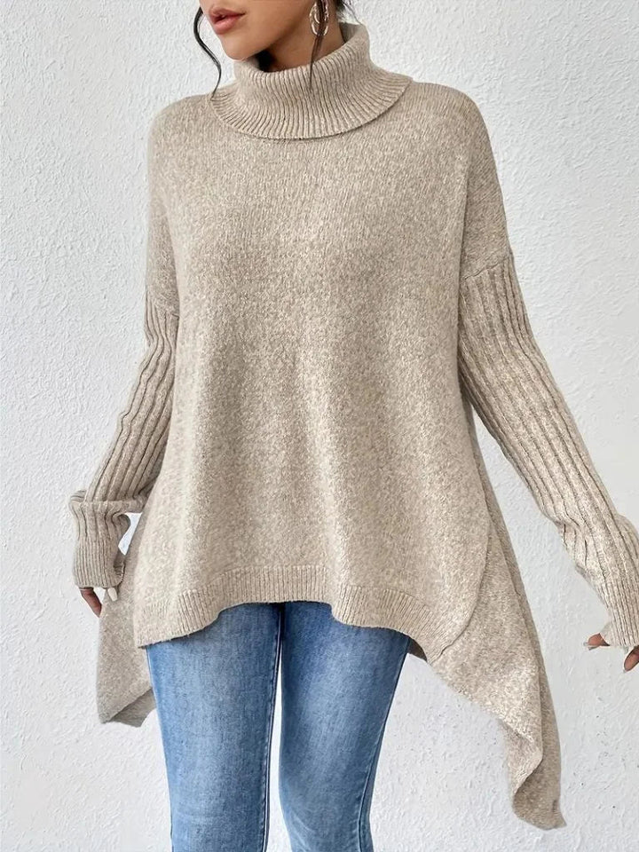Women's Oversized Turtleneck Sweater