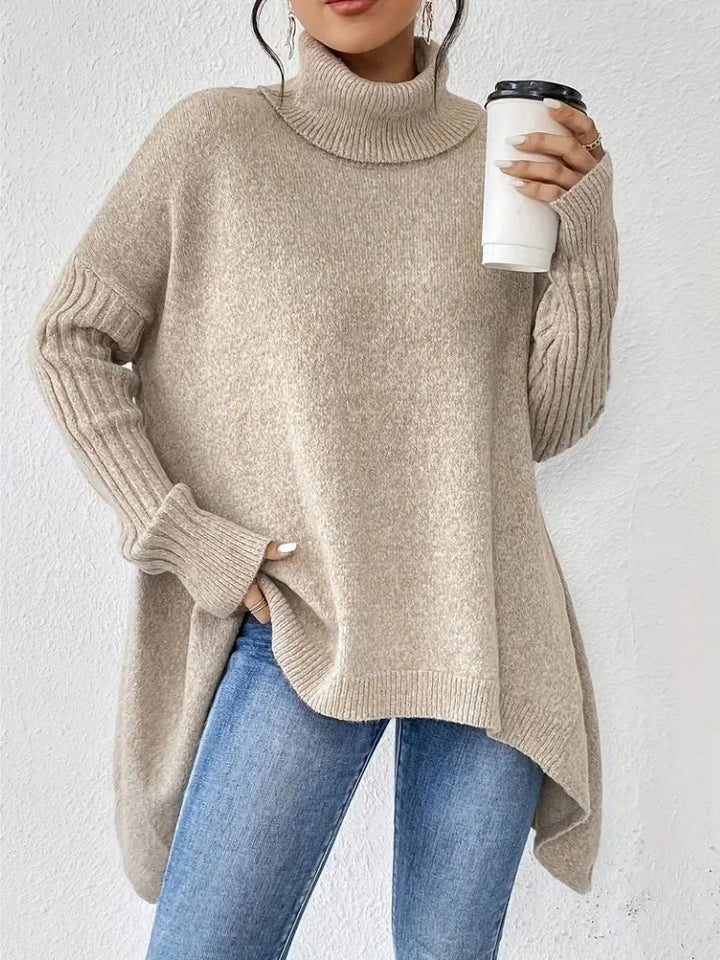 Women's Oversized Turtleneck Sweater