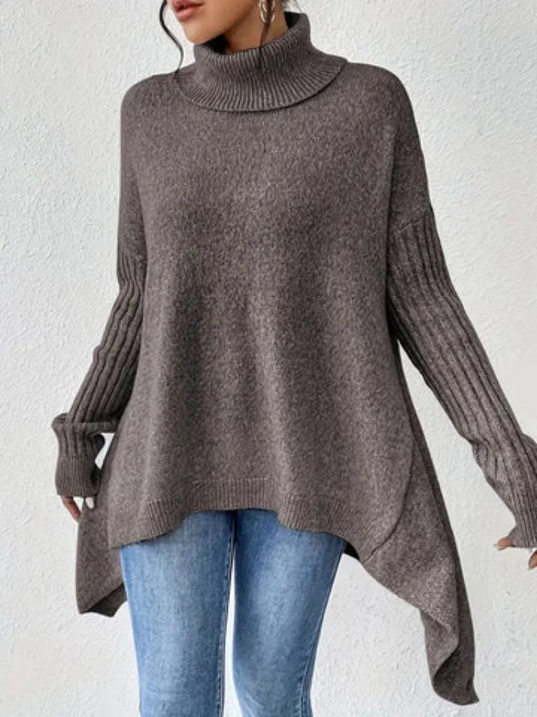 Women's Oversized Turtleneck Sweater