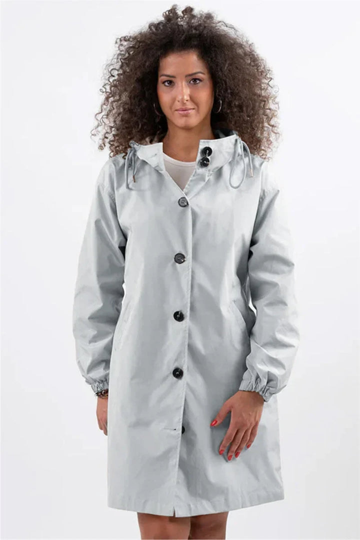 Women's Oversized Water-Resistant Windbreaker