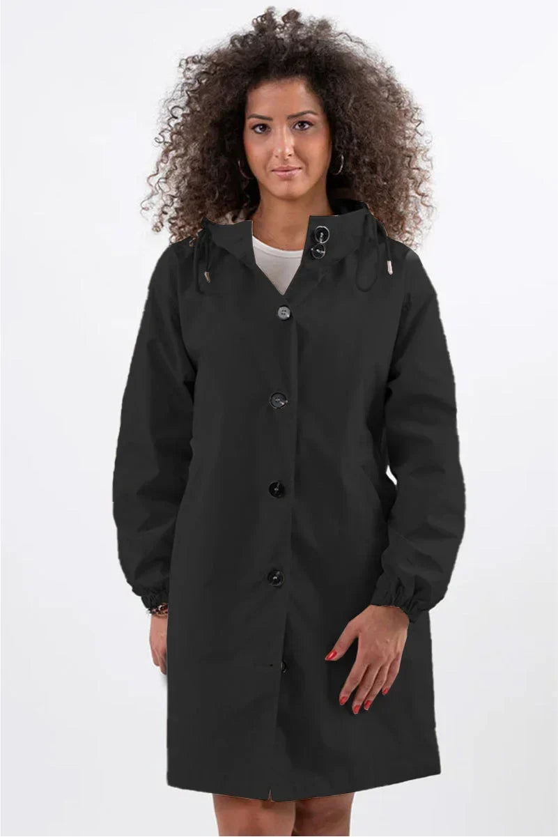 Women's Oversized Water-Resistant Windbreaker