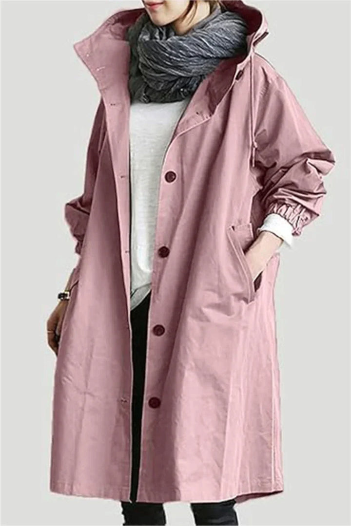 Women's Oversized Water-Resistant Windbreaker