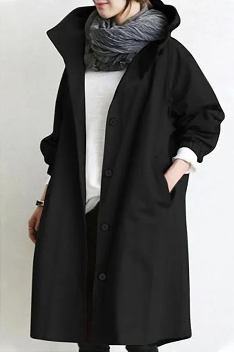 Women's Oversized Water-Resistant Windbreaker