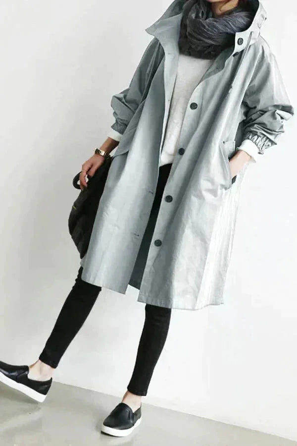 Women's Waterproof Oversized Trench Coat