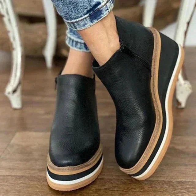 Women's Platform Chelsea Boots – Slip-On