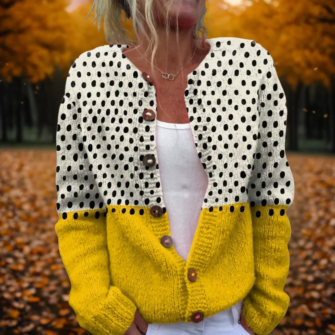 Women's Polka Dots Cardigan