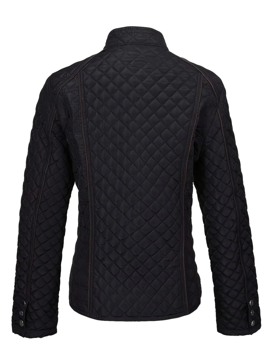 Women's Quilted Jacket – Stand Collar