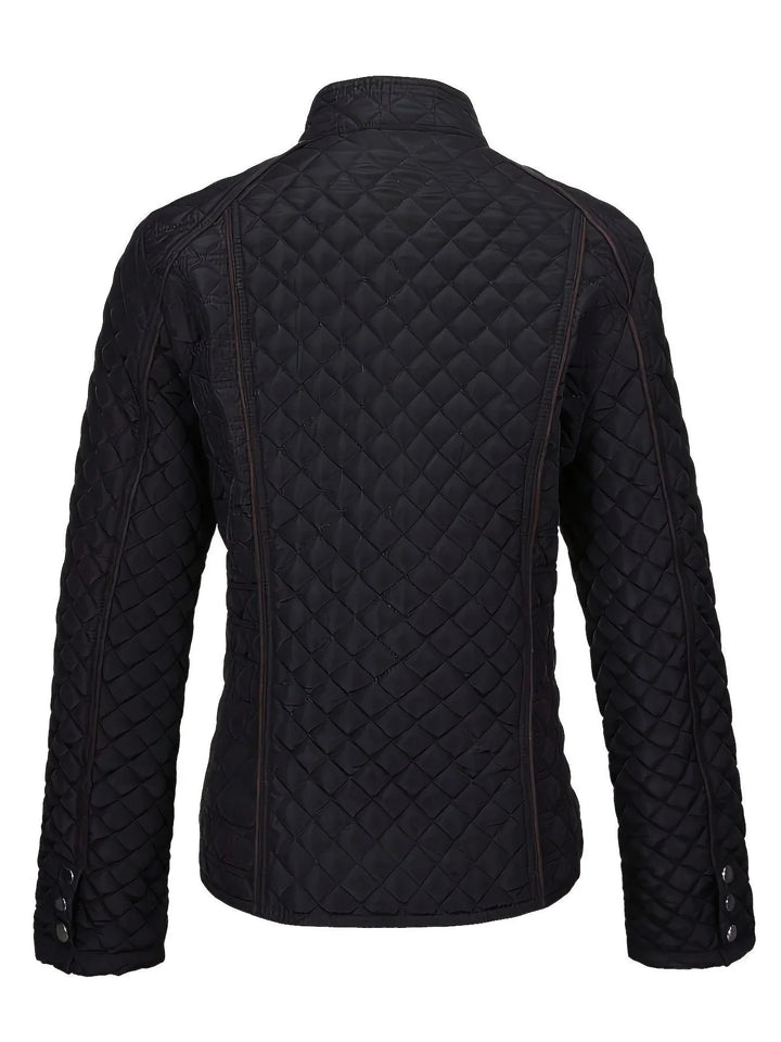 Women's Quilted Jacket – Stand Collar