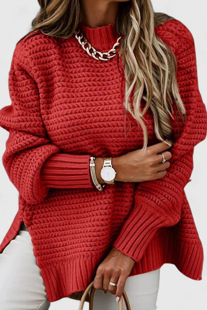 Women's Ribbed Knit Sweater Set