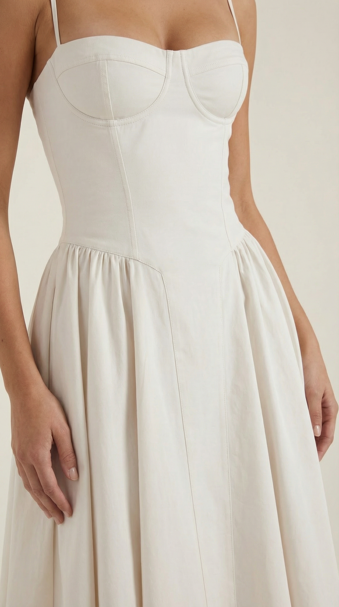 Women's Midi Dress – Floral Corset Christmas Party