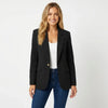 Women's Single-Breasted Tailored Blazer – Notch Lapel