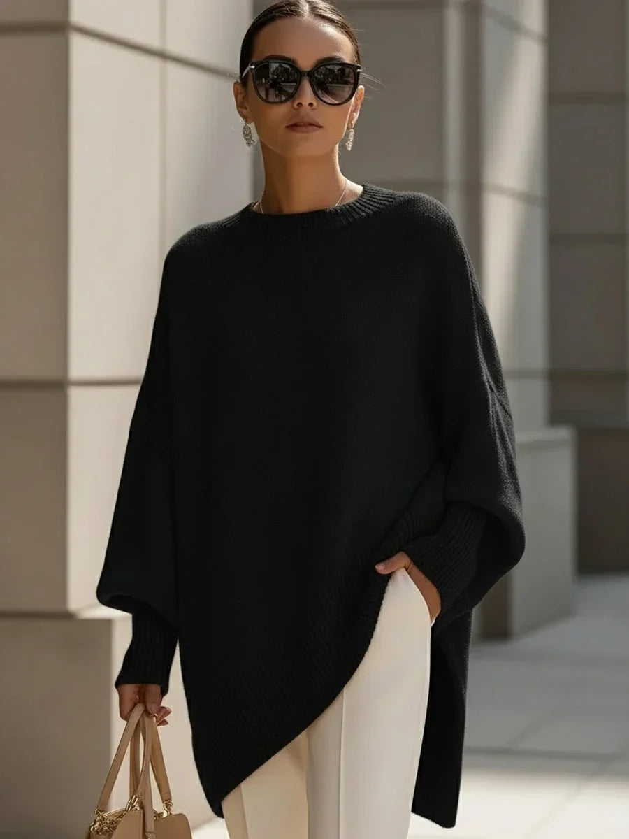 Women's Knitted Jumper, Oversized Wool Blend