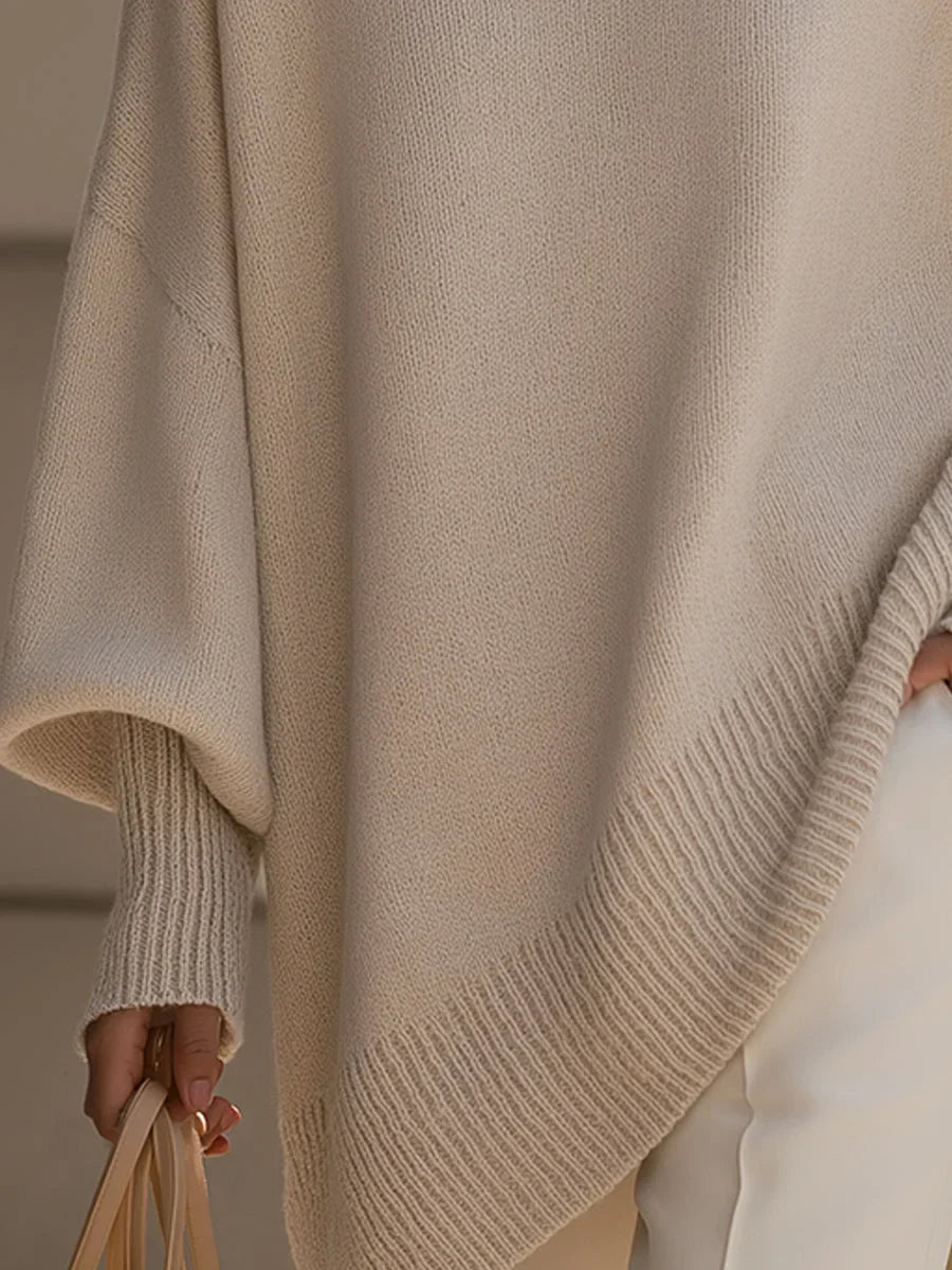 Women's Knitted Jumper, Oversized Wool Blend