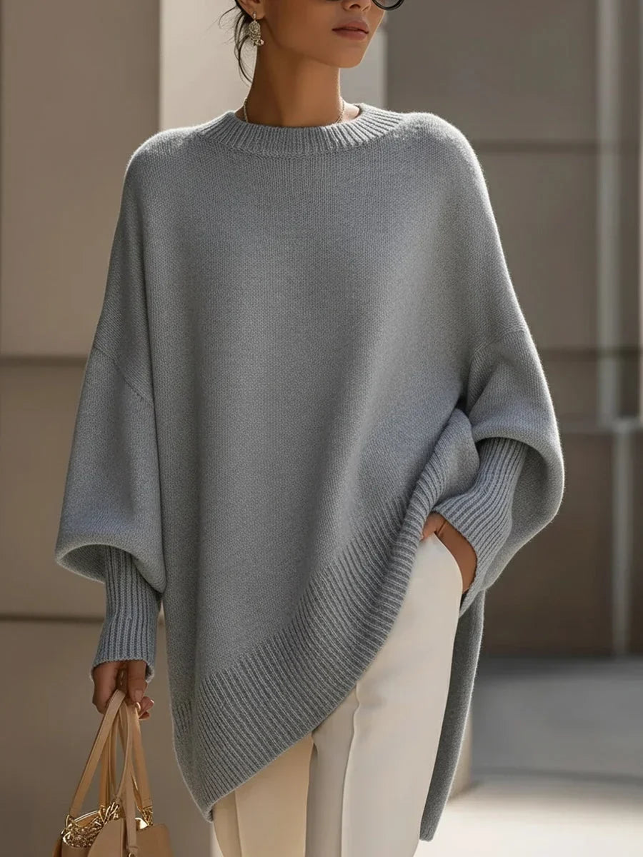 Women's Knitted Jumper, Oversized Wool Blend