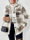 Women's Plaid Fleece Jacket