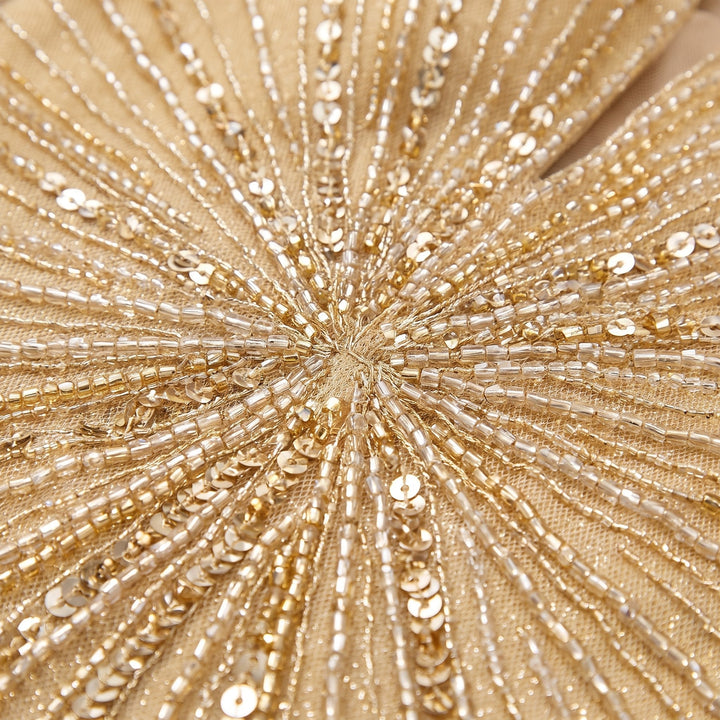 Women's Evening Gown – Beaded Fit- -Flare Christmas Party