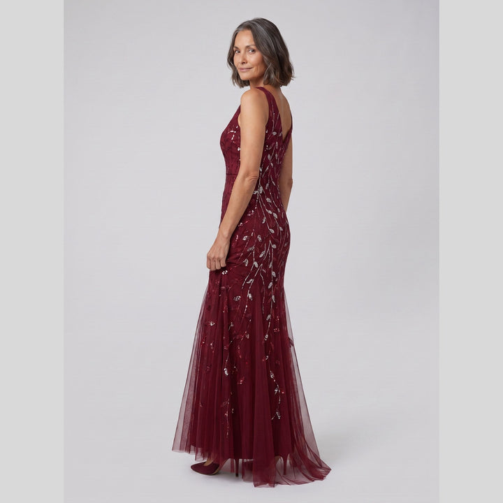Women's Evening Gown – Sequin Fishtail Christmas Party