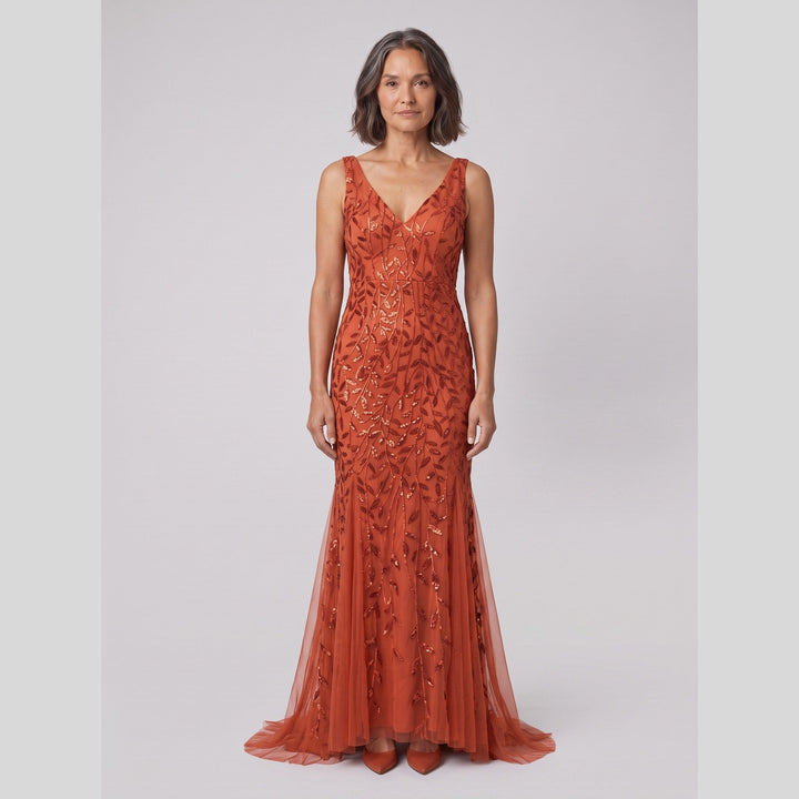 Women's Evening Gown – Sequin Fishtail Christmas Party