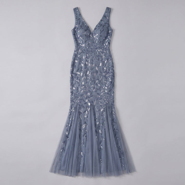 Women's Evening Gown – Sequin Fishtail Christmas Party
