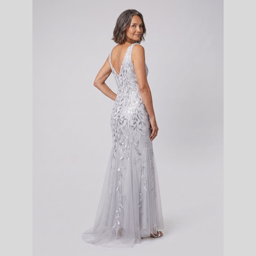 Women's Evening Gown – Sequin Fishtail Christmas Party