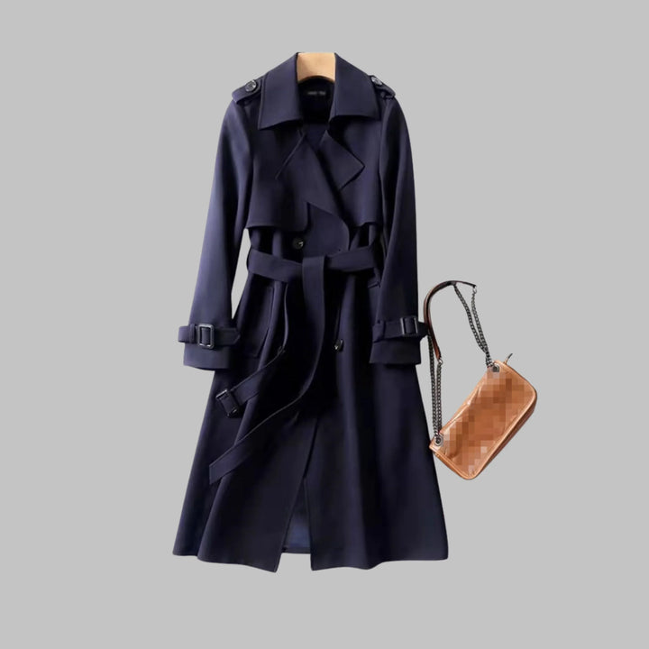 Women's Knee-Length Loose Fit Coat