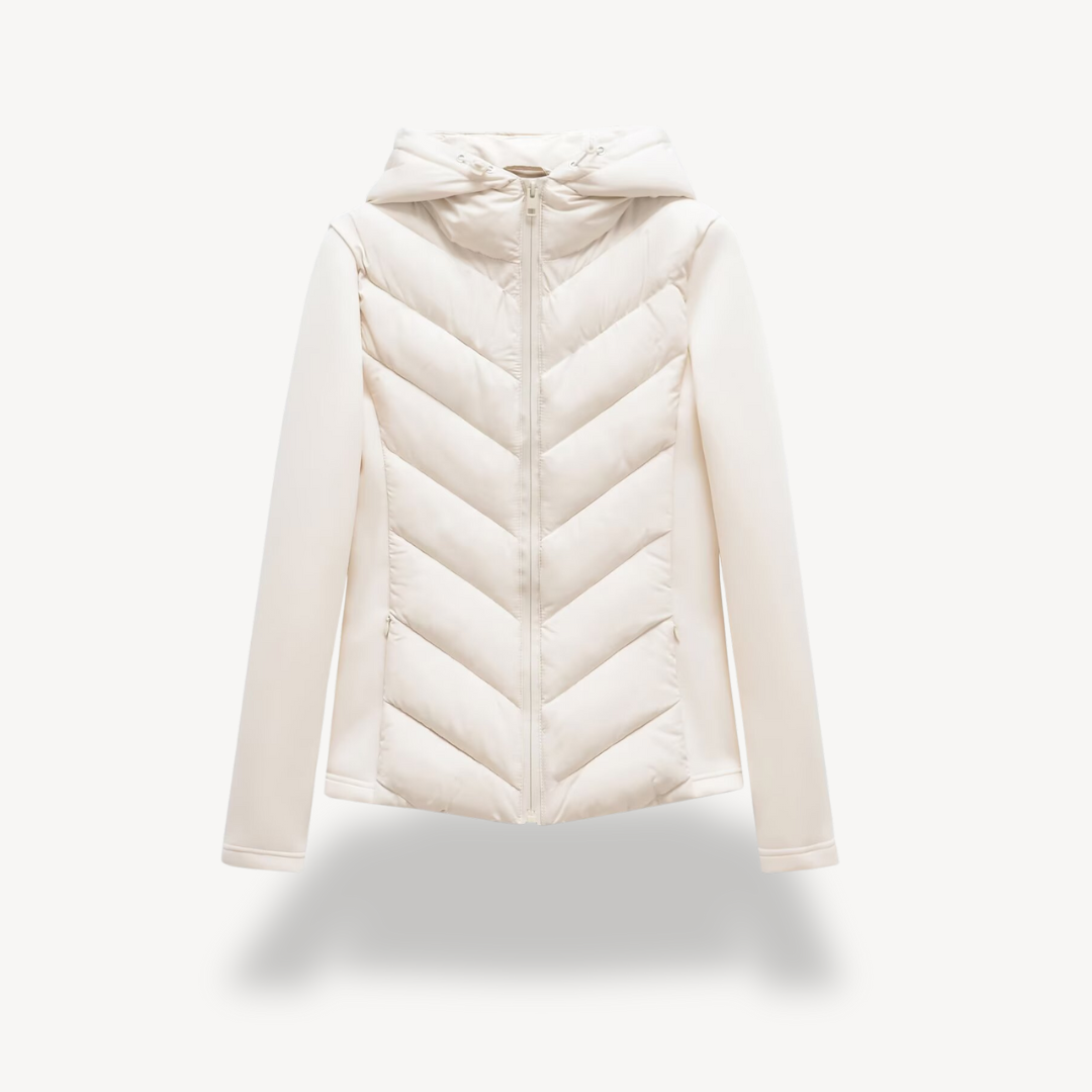 Women's Jacket – Chevron Quilted Hooded