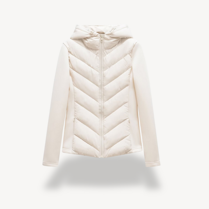 Women's Jacket – Chevron Quilted Hooded