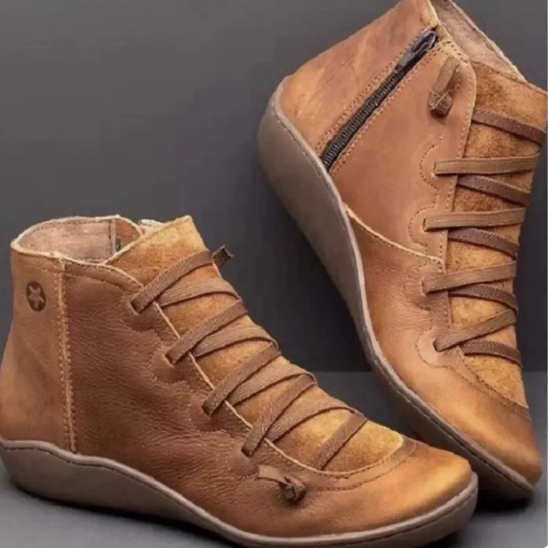 Women's Ankle Boots – Lace-Up Front For Casual Wear