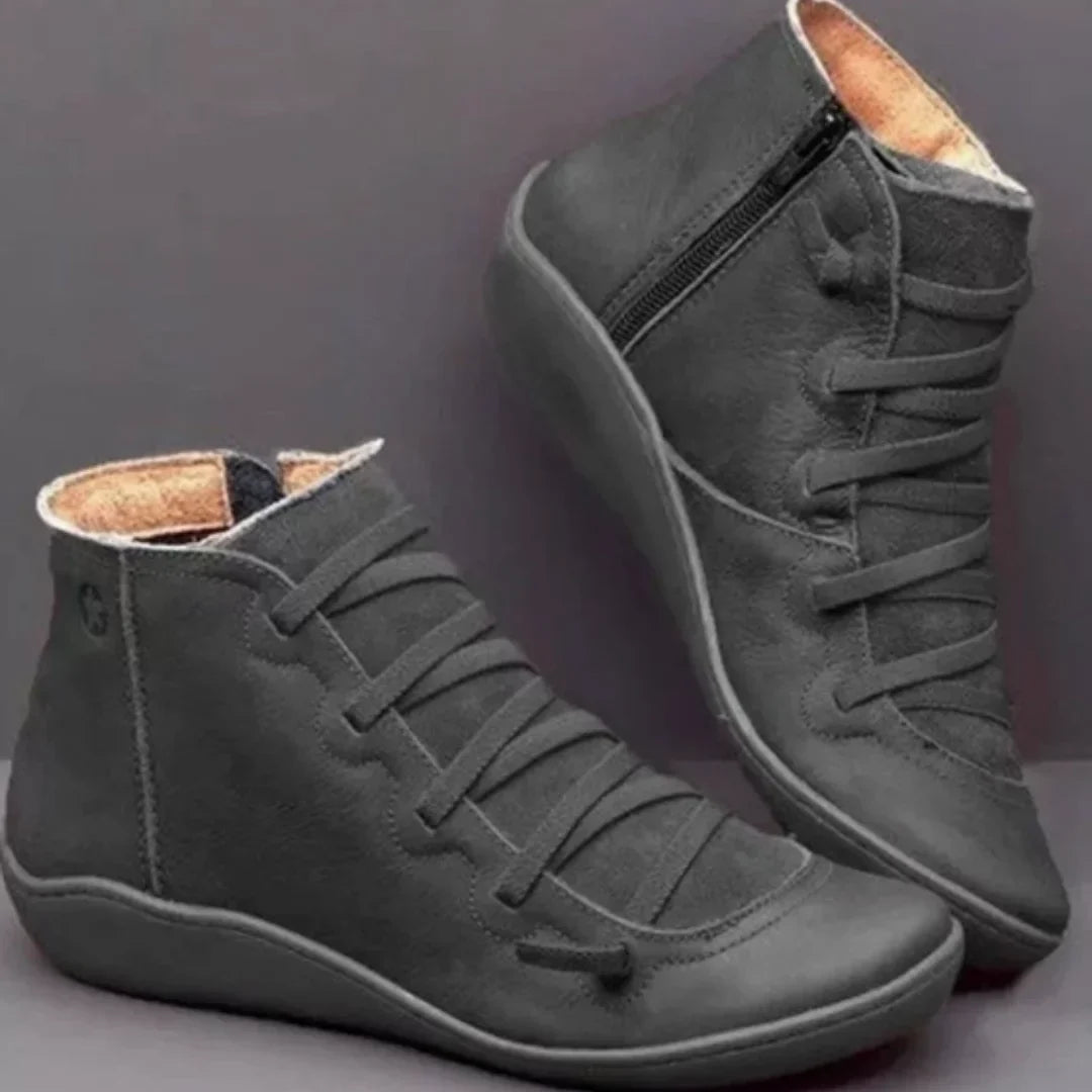 Women's Ankle Boots – Lace-Up Front For Casual Wear