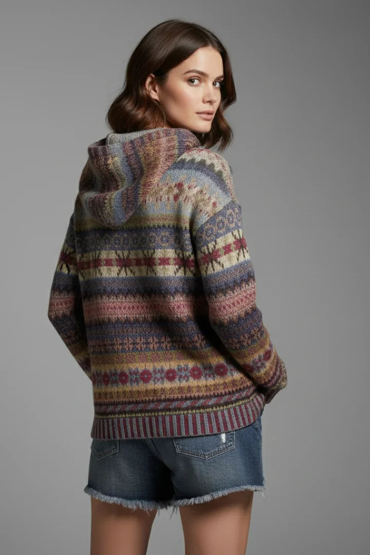 Women's Hoodie – Hood And Ribbed Cuffs