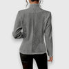 Women's Cable-Knit Mock-Neck Long-Sleeve Fitted Sweater