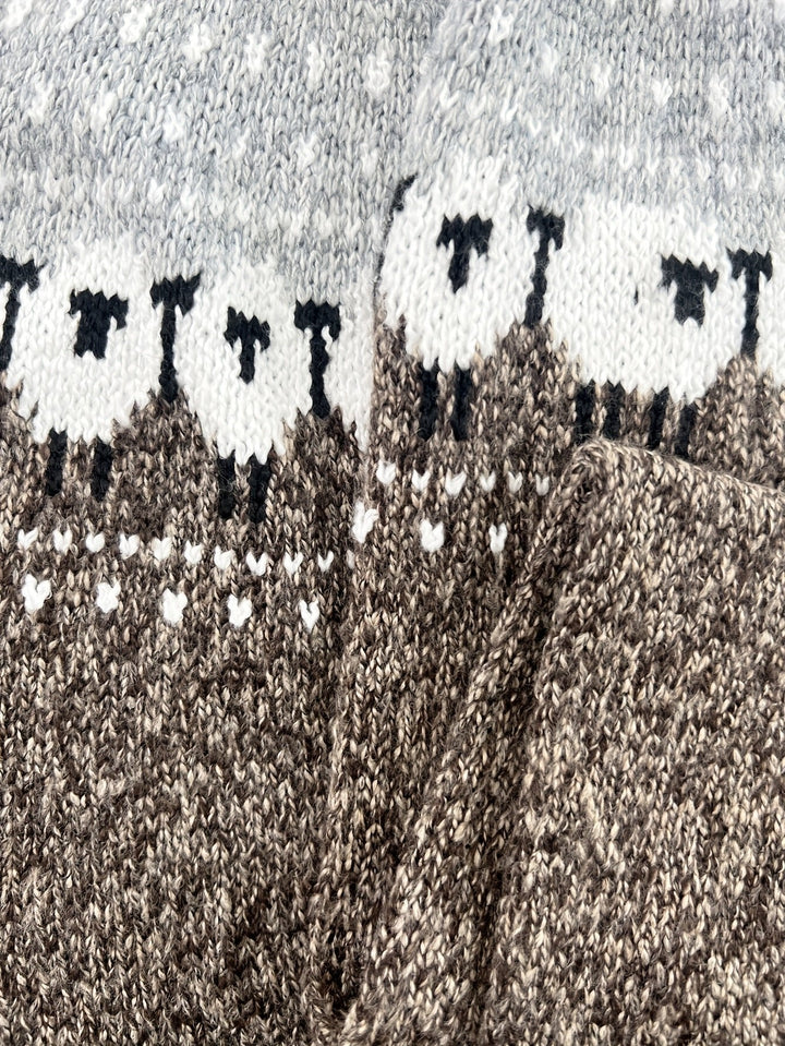 Women's Jumper – Fair Isle Sheep Jacquard Knit