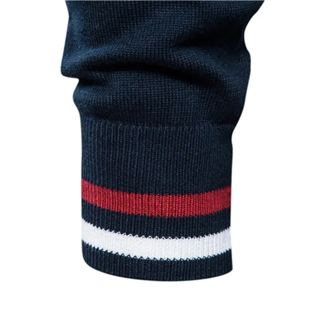 Women's Color-Block Knit Raglan-Sleeve Sweater – Full-Zip Stand-Collar