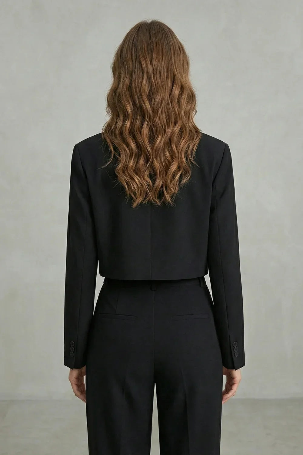 Women's Cropped Tailored Blazer