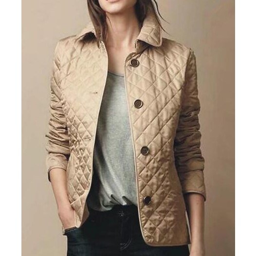Women's Jacket – Diamond-Quilted Tailored