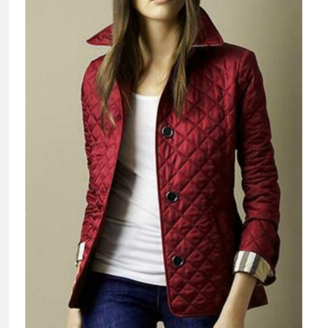 Women's Jacket – Diamond-Quilted Tailored