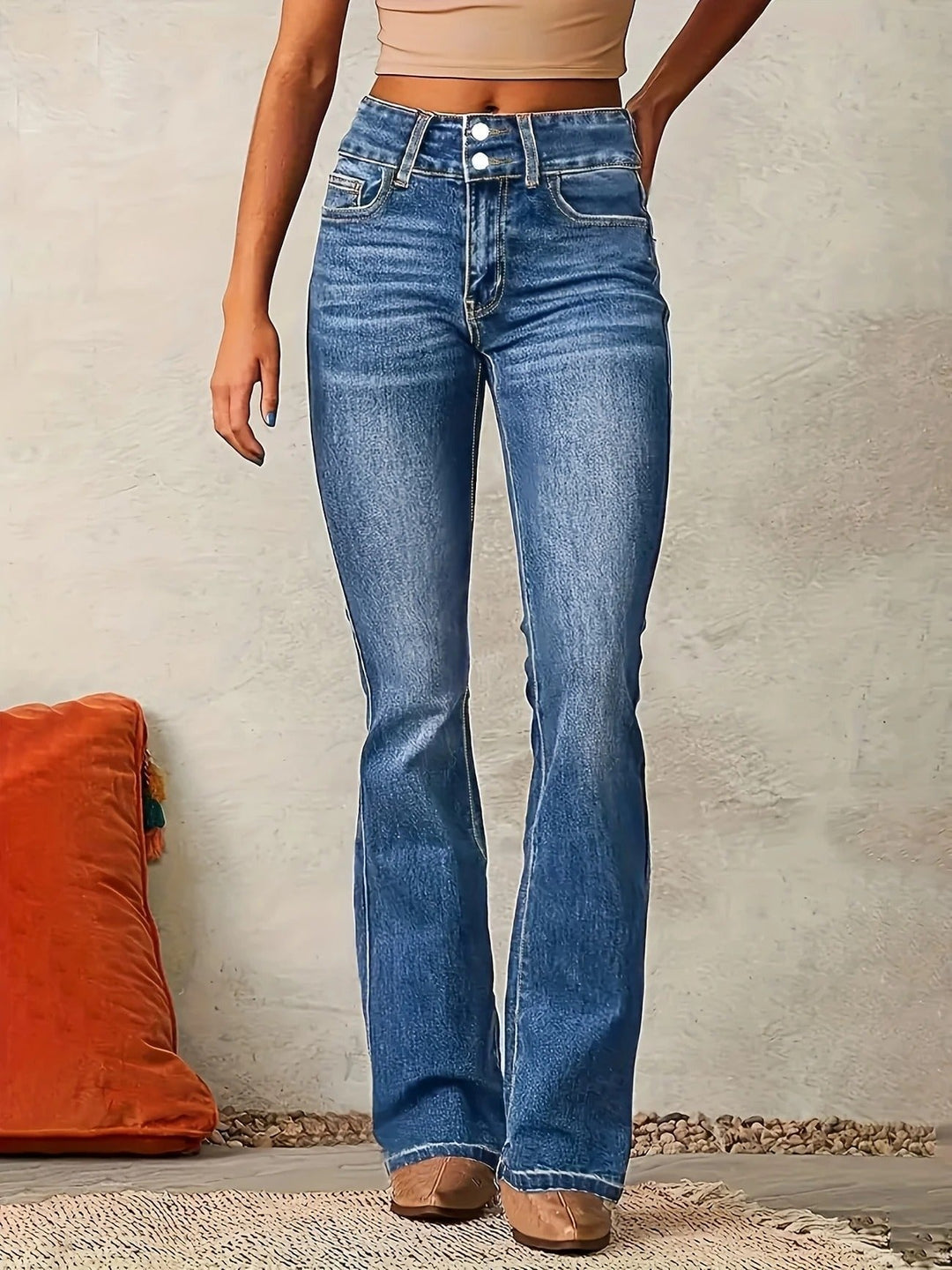 Women's Jeans – High-Waist Flared